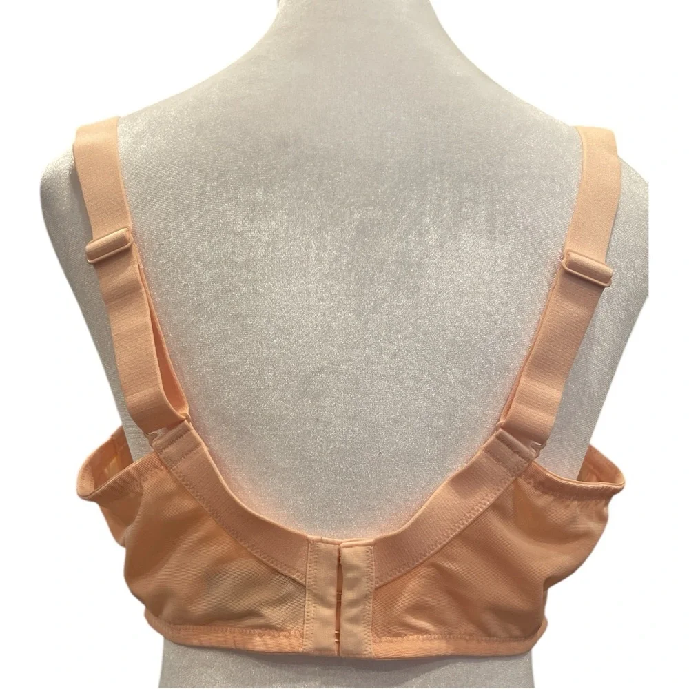 Understance Peach Embroidered Mesh Bra 38J - Picture 4 of 7